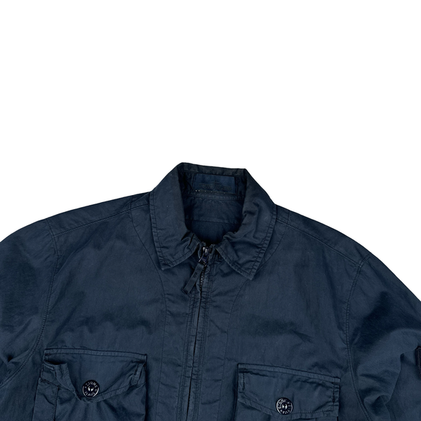 Stone Island 2019 Navy Ghost Overshirt - Small