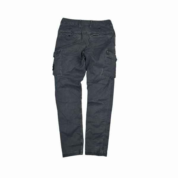 Stone Island 2021 Grey Slim Fit Cargo Trousers - 30"