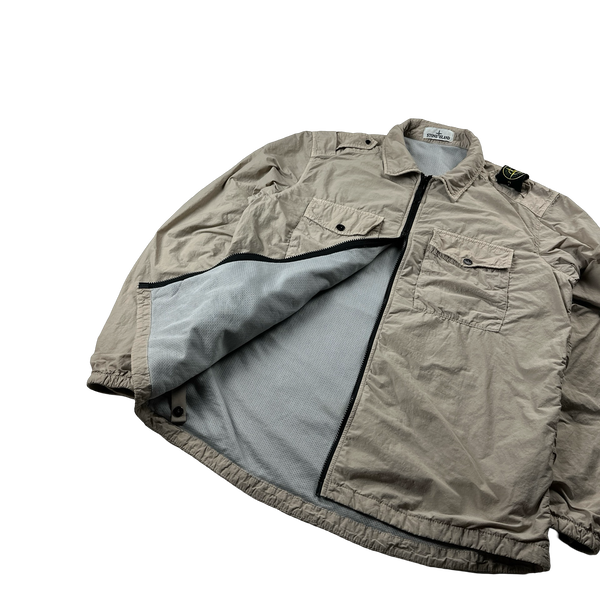 Stone Island 2020 Naslan Light Tan Overshirt - XL