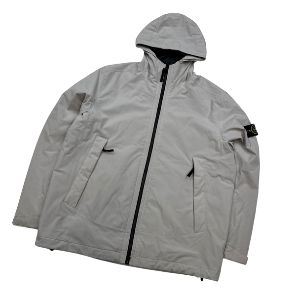 Stone Island 2021 Light Grey Primaloft Soft Shell Jacket - XXL