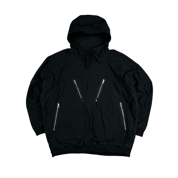Stone Island 2019 Black Shadow Project Naslan Rip Stop Smock Pullover - XL