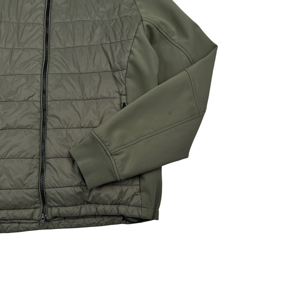 CP Company Khaki Hybrid Soft Shell Jacket - XL