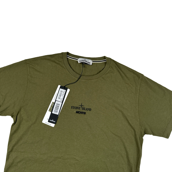 Stone Island 2021 Monobava Archivo Printed T-Shirt - Large