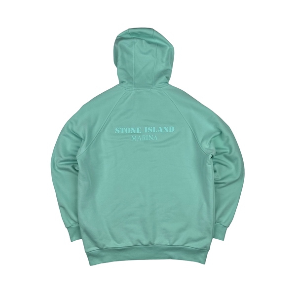 Stone Island Teal Marina Cotton Pullover Jumper - XL
