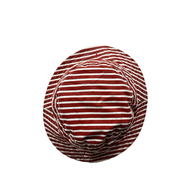 Stone Island Red Striped Marina Bucket Hat - Medium