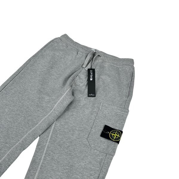 Stone Island 2024 Grey Cotton Joggers - Medium