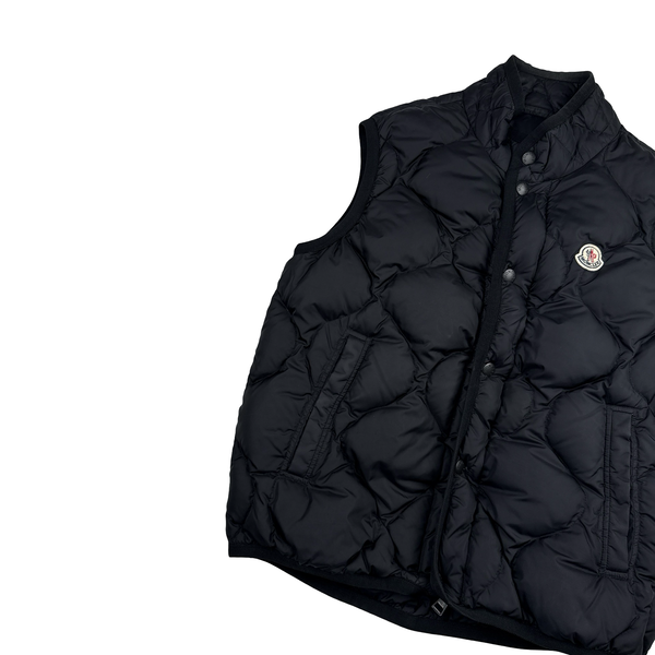 Moncler Canut Gilet Black Gilet Jacket - Medium