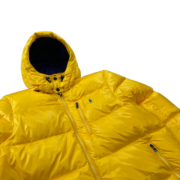 Ralph Lauren Yellow Padded Down Puffer Jacket - Large