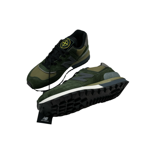 Stone Island x New Balance 574 Legacy Trainers - 8.5