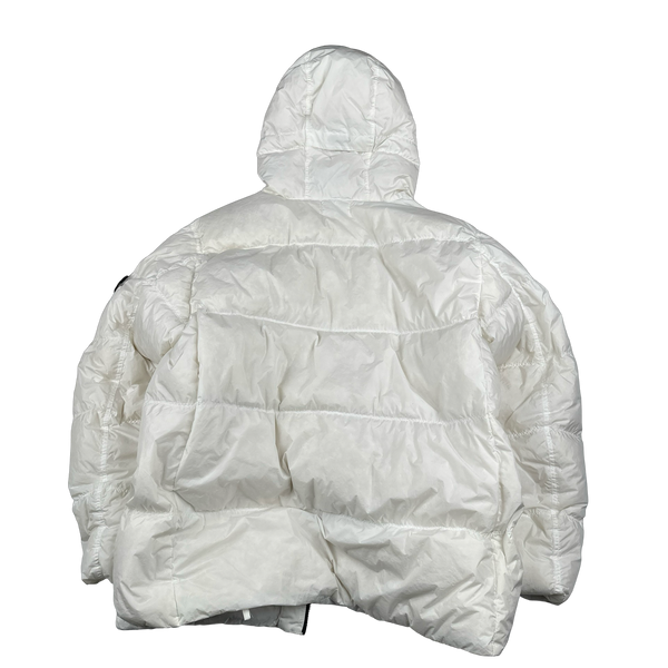 Stone Island 2024 Undyed Sample Crinkle R-NY Down Puffer Jacket - XXL