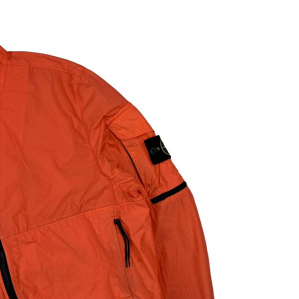 Stone Island 2022 Coral Naslan Light Watro TC Hooded Jacket - Medium