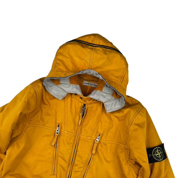 Stone Island Orange 2010 Raso Gommato Jacket - Medium