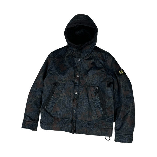 Stone Island Raso Gommato 2013 Camo Print OVD Jacket - XL