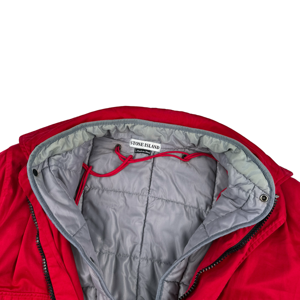 Stone Island Vintage 1998 Red Green Edged Badge Jacket - Medium