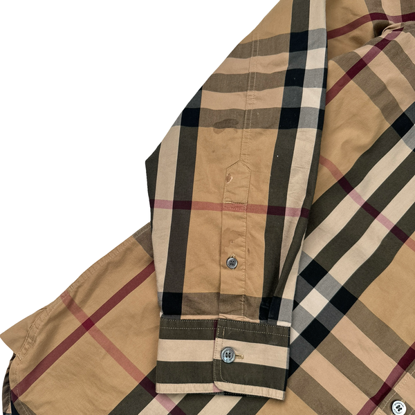 Burberry Nova Check Button Up Shirt - Large