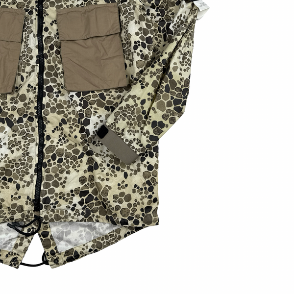 Stone Island Alligator Camo Light Cotton / Nylon Fishtail Parka