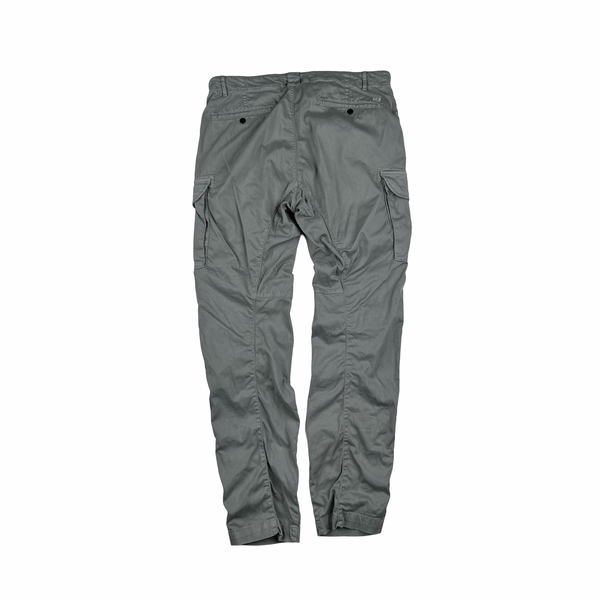 CP Company Grey Ergonomic Fit Cargo Trousers - XL
