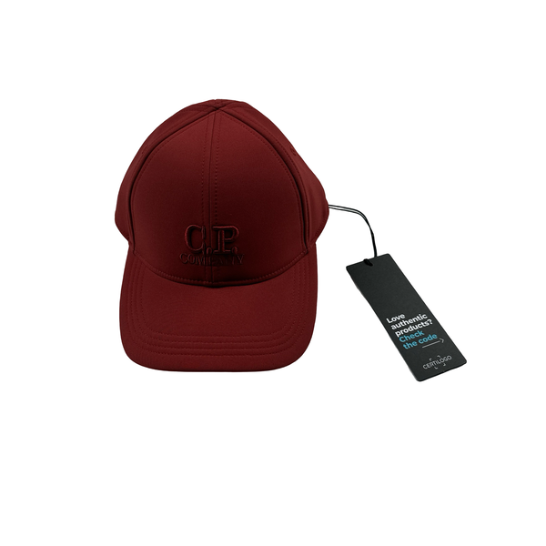 CP Company Red Shell R Spellout Baseball Cap - Medium
