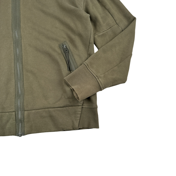 CP Company Green Explorer Goggle Hoodie - Large