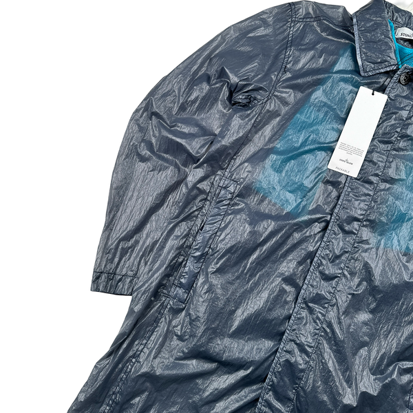 Stone Island Grey Lucid TC Vest Trench Coat - Medium