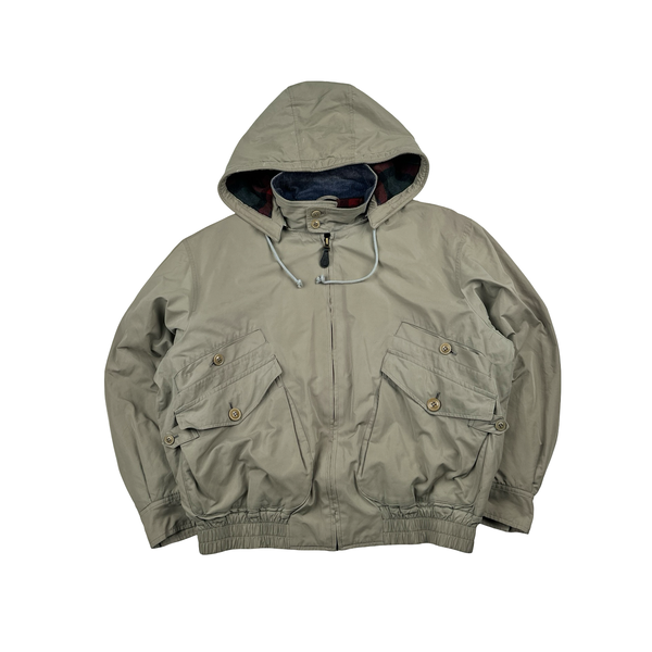Christian Dior Vintage Sportswear Flannel Lined Bomber Jacket - Small