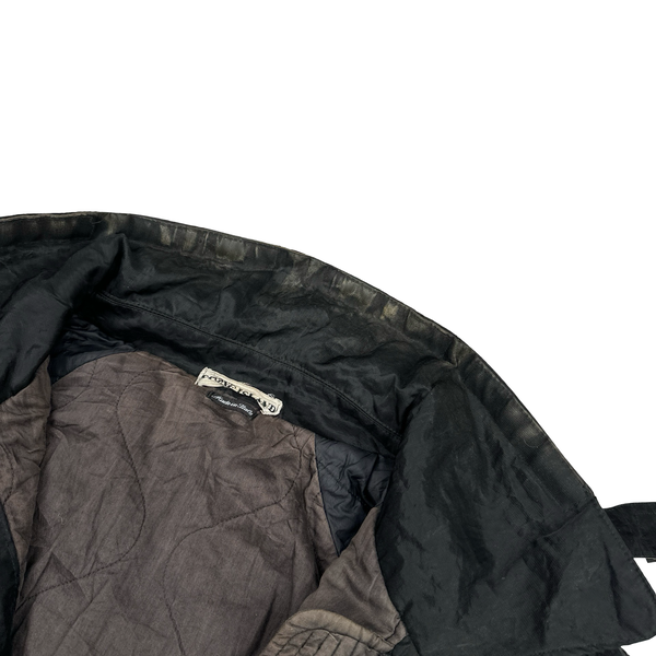 Stone Island 2001 Black Monofilament Mesh Jacket - XL