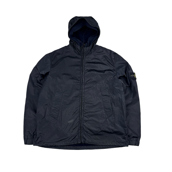 Stone Island 2008 Shimmer Velour Lined Nylon Jacket - XXL