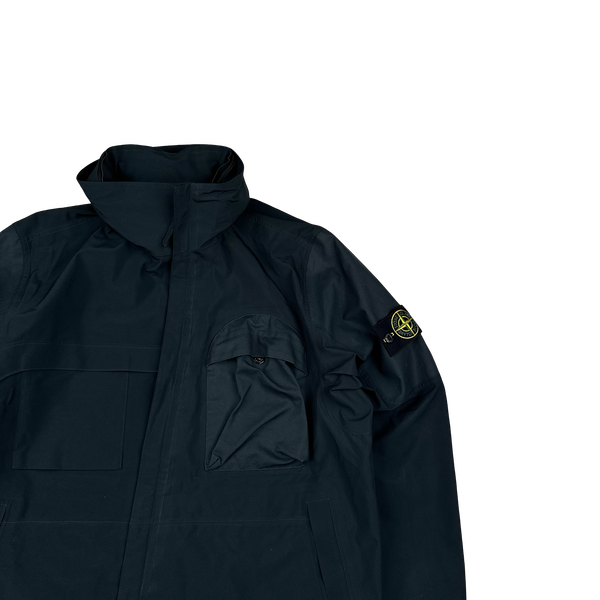 Stone Island Navy Tank Shield Jacket - Large