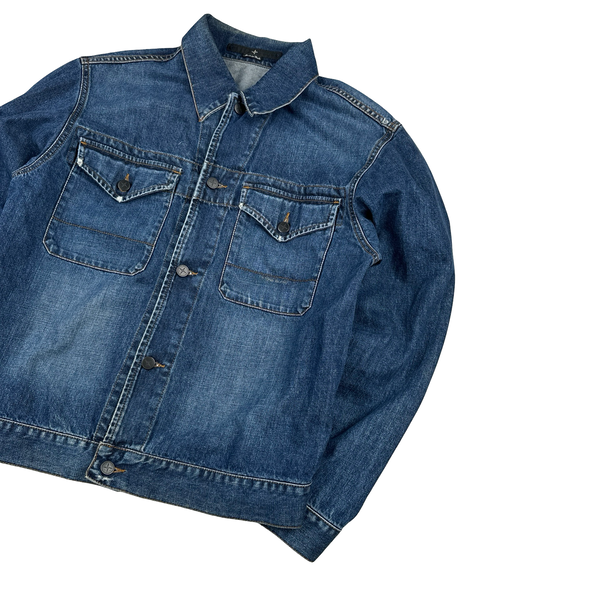Stone Island Vintage Denims Mid Wash Denim Jacket - Large