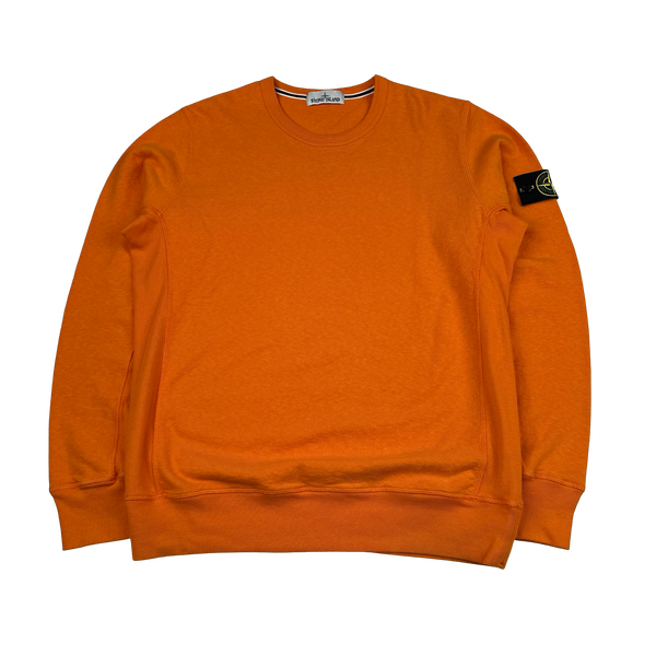 Stone Island 2013 Orange Pullover Crewneck Jumper - XL