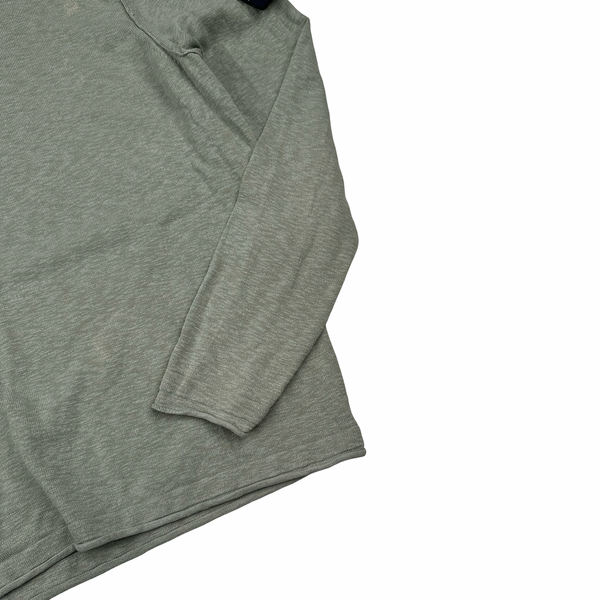Stone Island 2019 Green Marl Cotton Knit - Medium