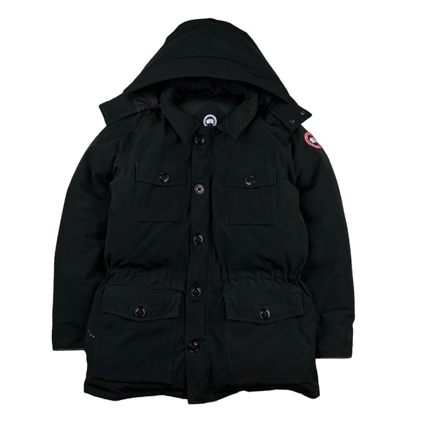 Canada Goose Black Premium Down Banff Parka Jacket - XL