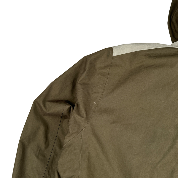 CP Company Khaki Ventile La Mille Goggle Jacket - XL