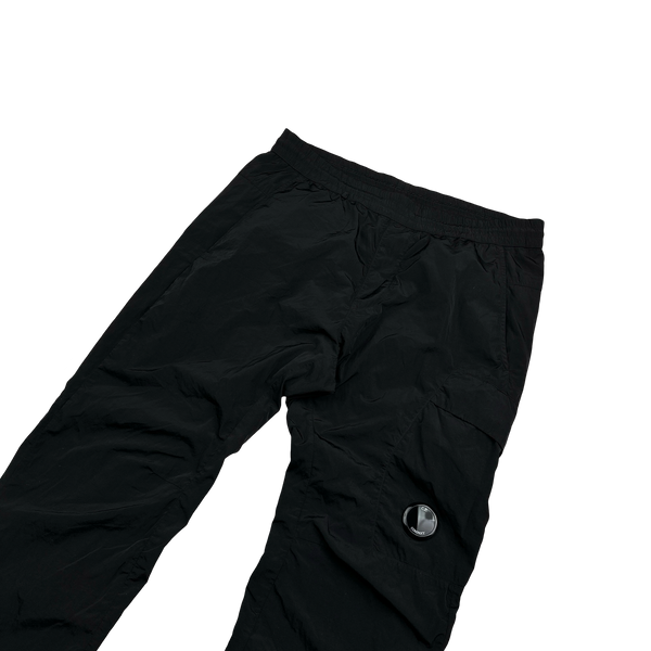 CP Company Black Nylon Chrome Cargos - Large