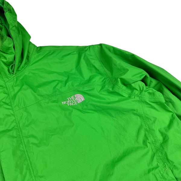North Face Green HyVent Hooded Waterproof Jacket - XL
