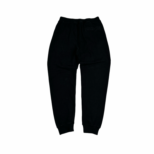 Stone Island 2024 Black Loose Fit Jogging Bottoms - Medium