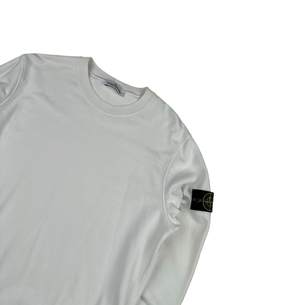 Stone Island 2021 White Crewneck Pullover Jumper - XL