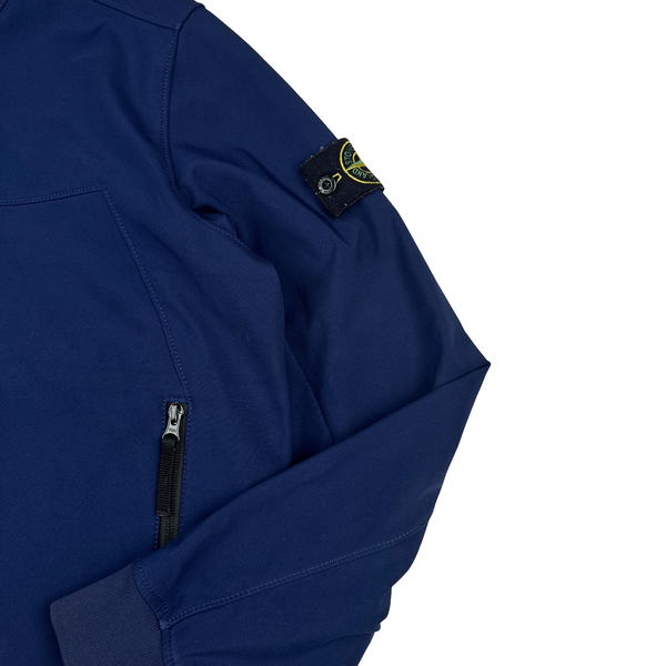 Stone Island 2018 Navy Soft Shell R Jacket - Large