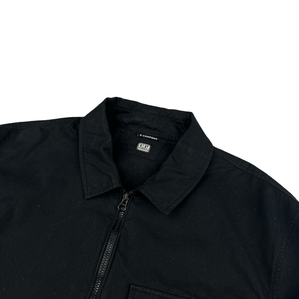 CP Company Black Cotton Lens View Overshirt - Medium