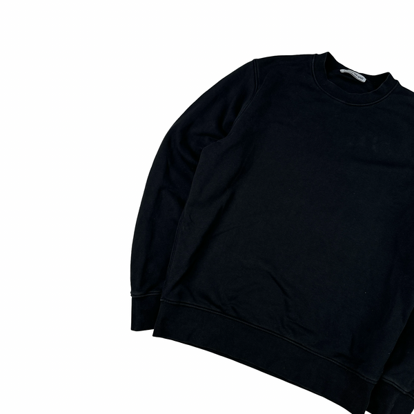 Stone Island 2023 Black Crewneck Sweatshirt - Medium