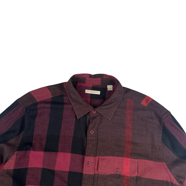 Burberry Nova Check Button Up Flannel Shirt - XXL