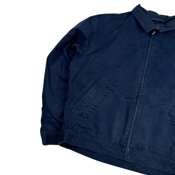 Ralph Lauren Navy Harrington Zipped Jacket - XL