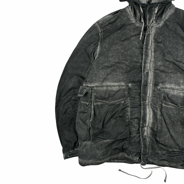 CP Company x Palace Grey Nylon La Mille Goggle Jacket - XL