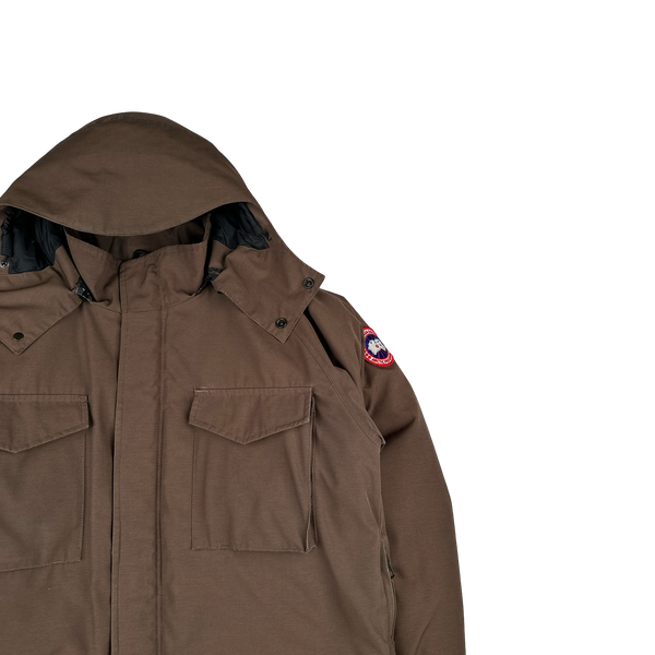 Canada Goose Brown Premium Down Constable Parka Jacket - Medium