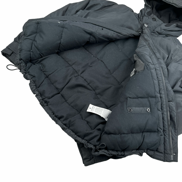 Stone Island 2016 Black Down Filled Hooded Winter Jacket - XXL