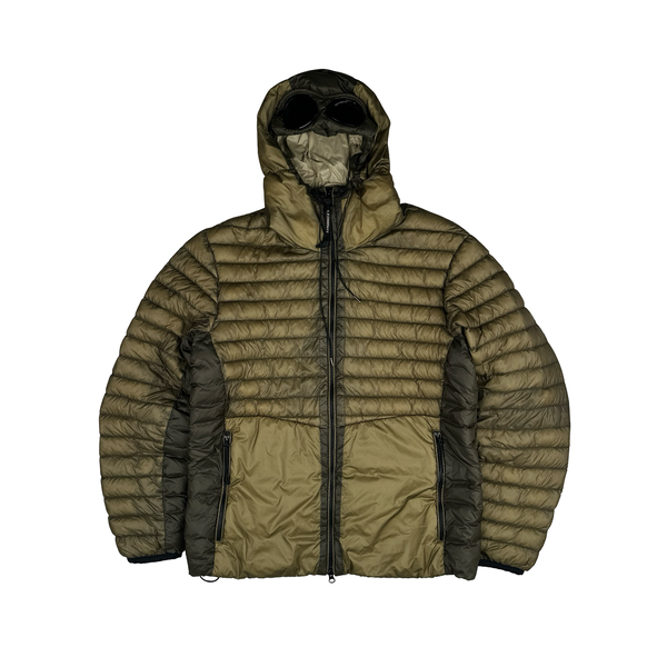 CP Company Khaki DD Shell Goggle Jacket - XXL