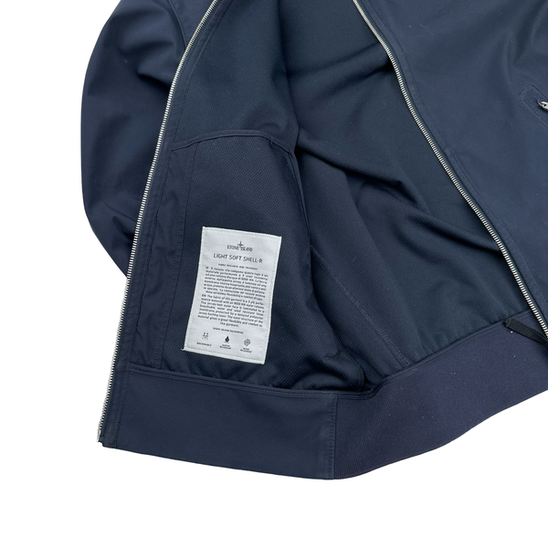 Stone Island 2018 Navy Light Soft Shell R Jacket - Large