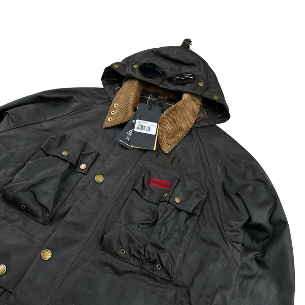 CP Company x Barbour Multi Pocket 500 Mille Waxed Jacket - Medium