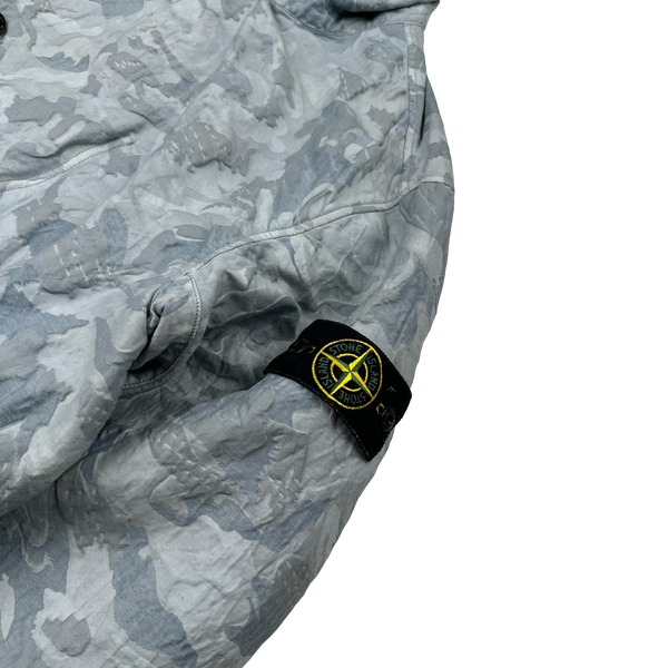 Stone Island 2020 Blue Big Loom Camo TC Jacket - Large