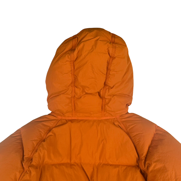 Ten C Orange New Arctic Base Down Puffer Jacket - Large